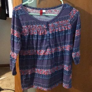 Floral H+M shirt